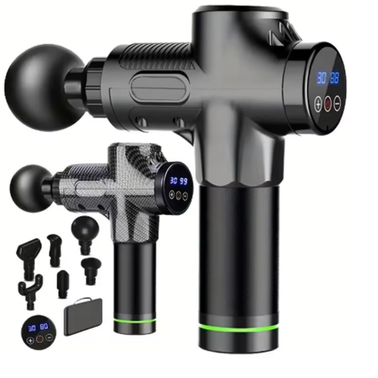 Pistola Massageador Elétrica Profissional Muscular Portátil